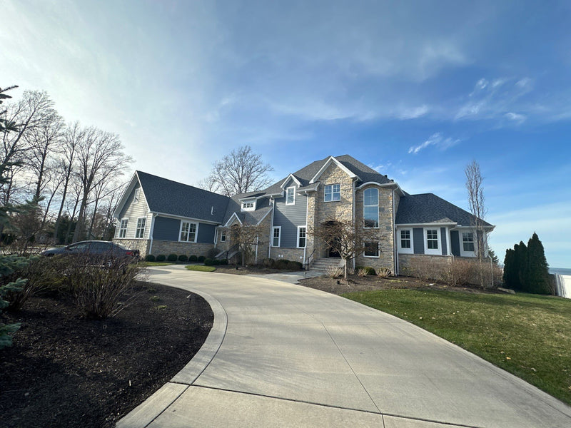 Exterior of a custom home