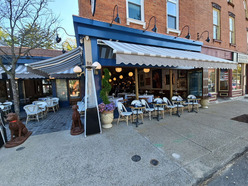 Outdoor patio seating