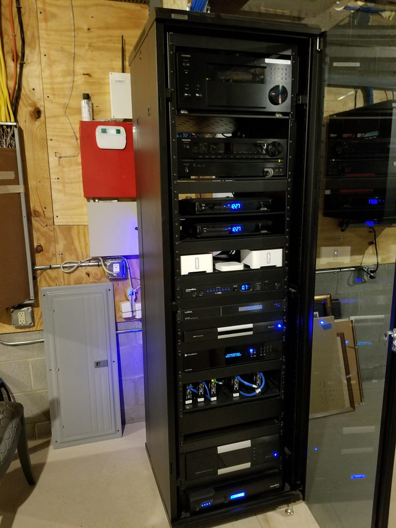 Central equipment rack