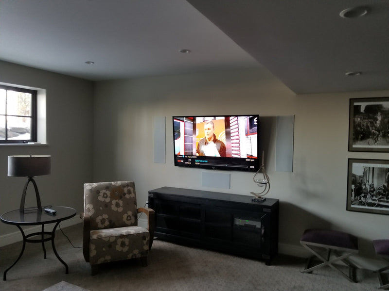 Lower-level family room TV